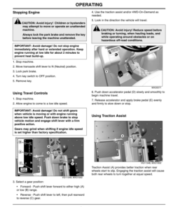 Alternative view of John Deere HPX 4x4 & HPX Trail 4X4 Gator Gas North America (040001-060000) Operator's Manual (OMM153809)