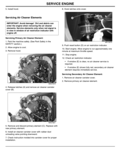 Alternative view of John Deere X740, X744, X748, X748SE Ultimate Select Series Tractor (010001-) Operator's Manual (OMM154033)