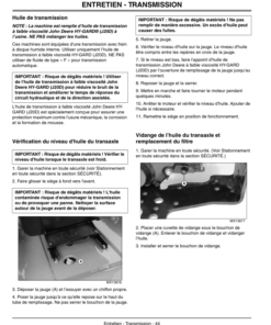 Alternative view of John Deere X740, X748 'Ultimate Series' Tractors Operator's Manual (OMM154038)