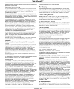Alternative view of John Deere Z225, Z425 & Z445 EZtrak Mower Operator's Manual (OMM154566)
