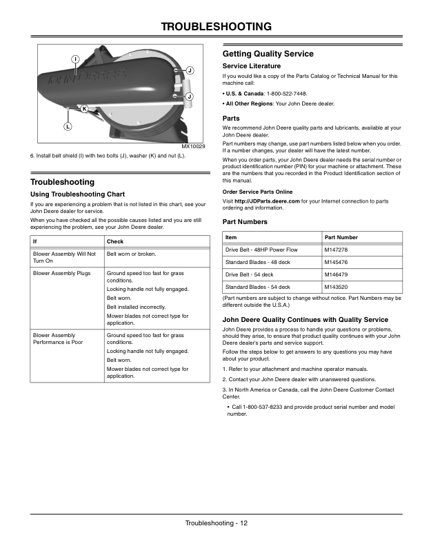 John Deere C Series High Performance Powerflow for Select Series Operator's Manual (OMM154720) - Image 2