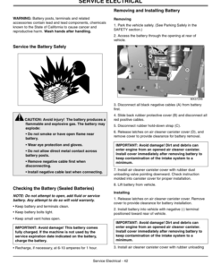 Alternative view of John Deere TH 6X4 Gator Utility Vehicle (Diesel) North America (001001-050000) Operator's Manual (OMM154861)