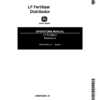 John Deere LF Series Fertilizer Distributor - LF8, LF-10, LF-12 Operator's Manual (OMM15564)