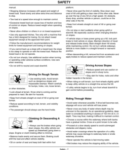 Alternative view of John Deere XUV 4X4 Gas, Trail 4X4 Gas Gator Utiltiy Vheicle (010001-) Operator's Manual (OMM155882)