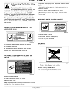Alternative view of John Deere X740, X744, X748, X749 Ultimate Series Select Series Tractor (030001-) (North American) Operator's Manual (OMM157071)
