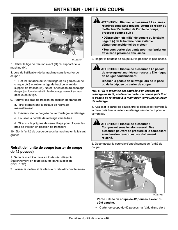 John Deere X300, X304, X320 Select Series Tractors Export Edition (085001-150000) Operator's Manual (OMM157374) - Image 2
