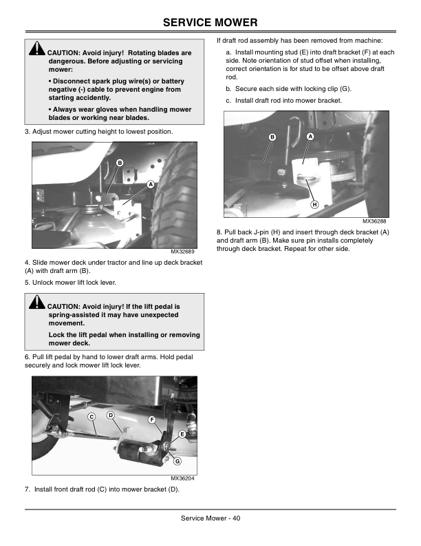 John Deere X300, X304, X320 Select Series Tractors Export Edition (085001-150000) Operator's Manual (OMM157374) - Image 3