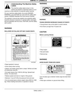 Alternative view of John Deere HPX-4x4 Gator Utility Vehicle Diesel North America (060001-090000) Operator's Manual (OMM157852)