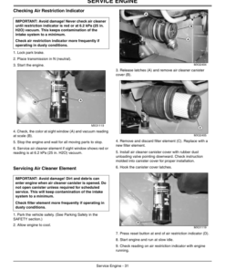 Alternative view of John Deere XUV 4X4 Diesel Gator Utility Vehicle North America (020001- ) Operator's Manual (OMM157858)
