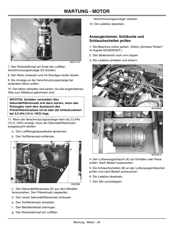 John Deere HPX 4x4 Diesel Gator Utility Vehicle Export Edition (060001-080000) Operator's Manual (OMM157872) - Image 2