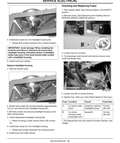 Alternative view of John Deere TE Gator Utility Vehicles North America (001001-050000) Operator's Manual (OMM158162)