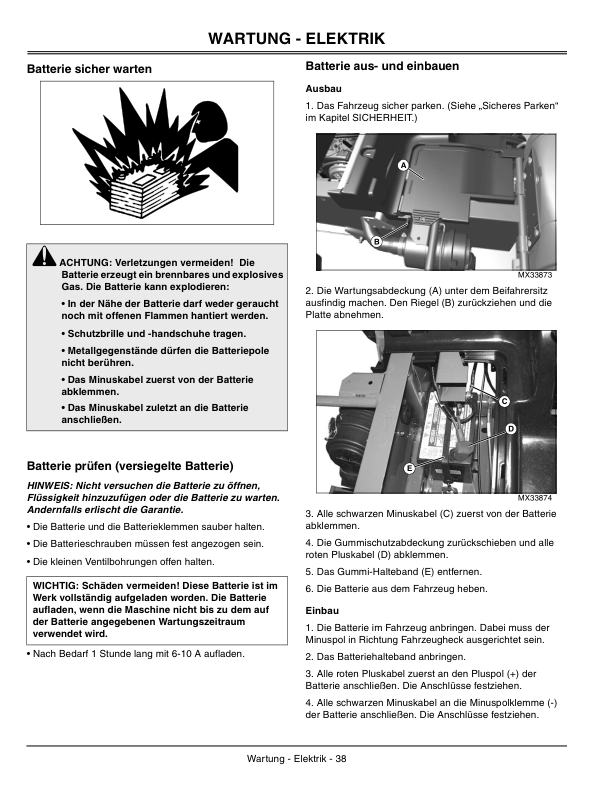 John Deere TX Gator Utility Vehicle Export Edition (030001-050000) Operator's Manual (OMM158209) - Image 2