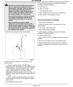 Alternative view of John Deere TE Gator Utility Vehicles Export Editiion (050001-070000) Operator's Manual (OMM158211)