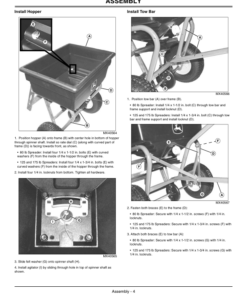 Alternative view of John Deere LP25010, LP25011, LP25012 Broadcast Spreader Operator's Manual (OMM158455)