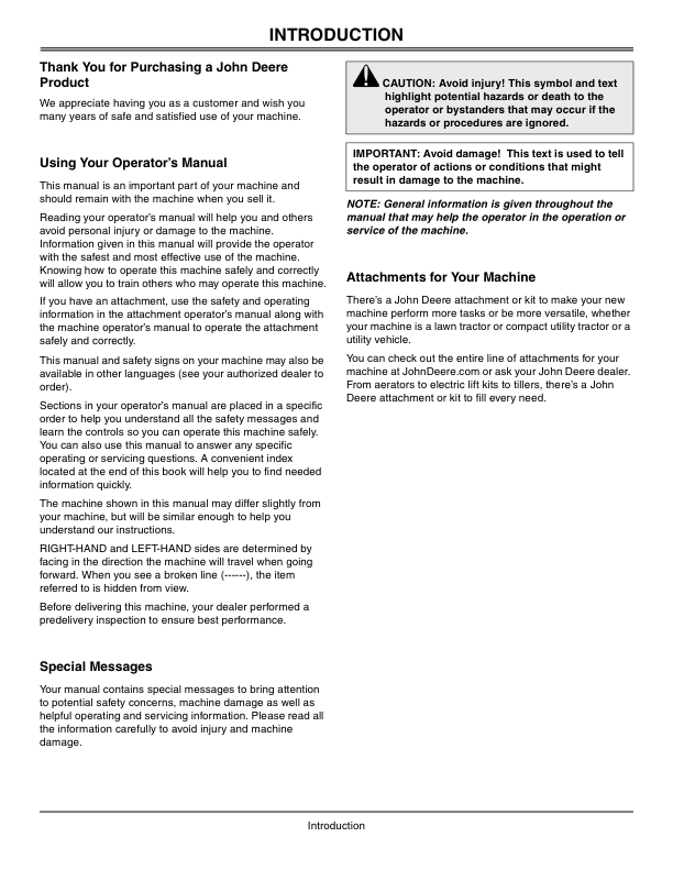 John Deere 625i XUV Gator North America (010001-030000) Operator's Manual (OMM159758) - Image 2