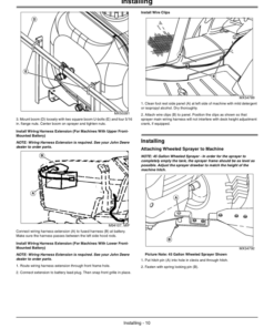 Alternative view of John Deere 15, 25, 45 Gallon Sprayer Operator's Manual (OMM160897)