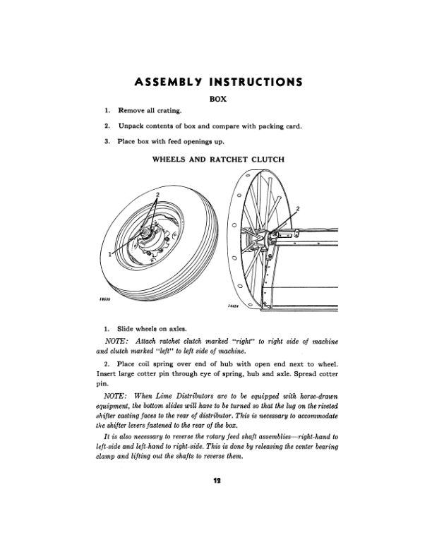 John Deere Van Brunt 'H-3' Lime Distributor, 'H-4' Road Maintainer Models Operator's Manual (OMM161253) - Image 2