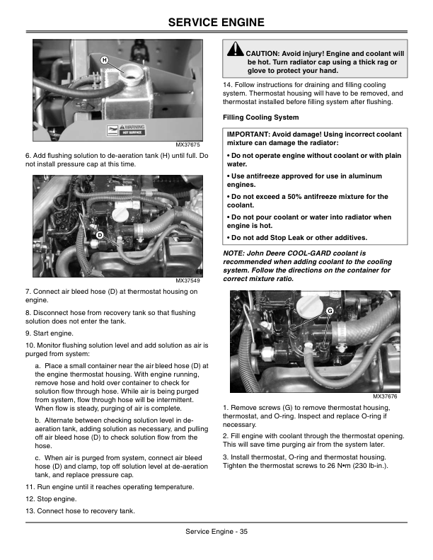 John Deere TH 6X4 Gator Utility Vehicle (Diesel) Export Edition (050001-070000) Operator's Manual (OMM161539) - Image 2