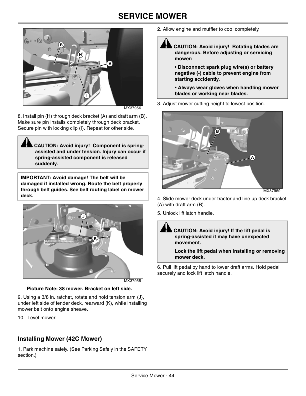 John Deere X300, X304, X320, X324, X340 & X360 Select Series Tractors North America (150001-180000) Operator's Manual (OMM161628) - Image 2