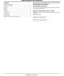 Alternative view of John Deere Utility Cart 7P (NA) Operator's Manual (OMM162147)