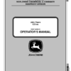John Deere Z225, Z245, Z425, Z445 & Z465 Residential Zero-Turn EZTrak Mower Operator's Manual (OMM162468)
