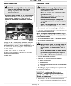 Alternative view of John Deere 850D XUV 4x4 Gator Export Edition (080000- ) Operator's Manual (OMM162658)