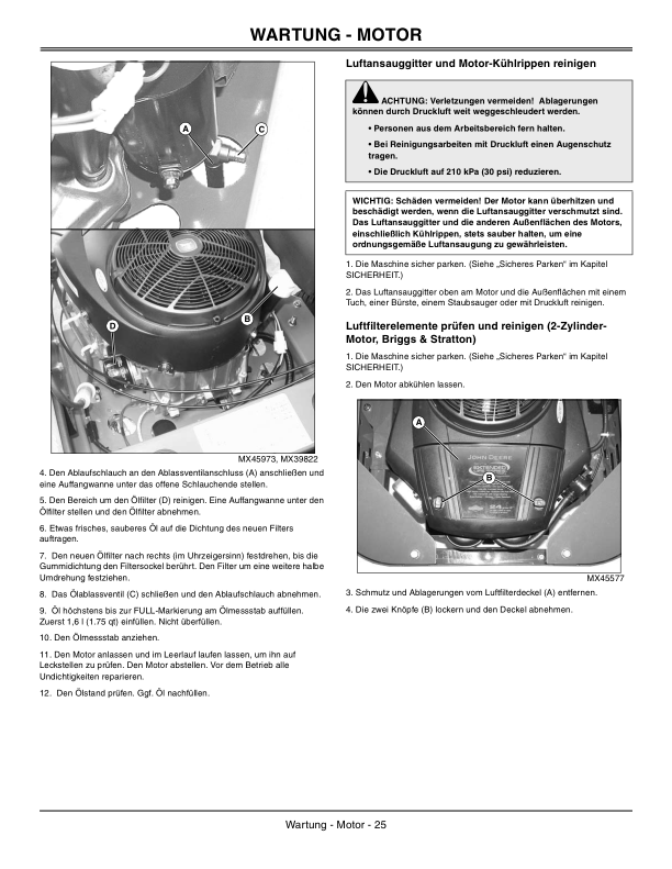 John Deere Z425 Residential Zero-Turn Mower Operator's Manual (OMM162964) - Image 2