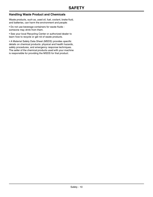 John Deere X300, X304, X320, X324, X340 & X360 Select Series Tractors North America (180001-220000) Operator's Manual (OMM163031) - Image 2