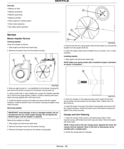 Alternative view of John Deere MC542 Material Collection System Operator's Manual (OMM163154)