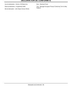 Alternative view of John Deere X300, X304, X320 Select Series Tractors Export Edition (180001-220000) Operator's Manual (OMM163306)