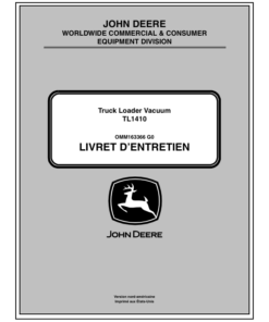 Alternative view of John Deere 1410 Truck Loader Vacuum (001001-) Operator's Manual (OMM163366)