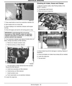 Alternative view of John Deere HPX 4x4 Diesel Gator Utility Vehicle Export Edition (090001-100000) Operator's Manual (OMM163410)