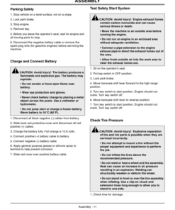 Alternative view of John Deere 855D XUV Gator Export Edition (010001-030000) Operator's Manual (OMM163415)