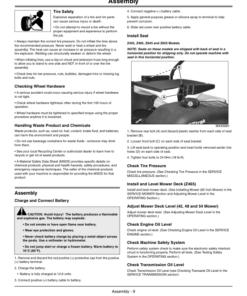 Alternative view of John Deere Z225, Z245, Z425, Z445, Z465, Z645, Z655 EZTrak Zero-Turn Mowers Operator's Manual (OMM163777)