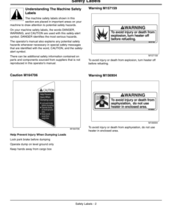 Alternative view of John Deere XUV 550 Gator Utility Vehicle North America (010001-030000) Operator's Manual (OMM164559)