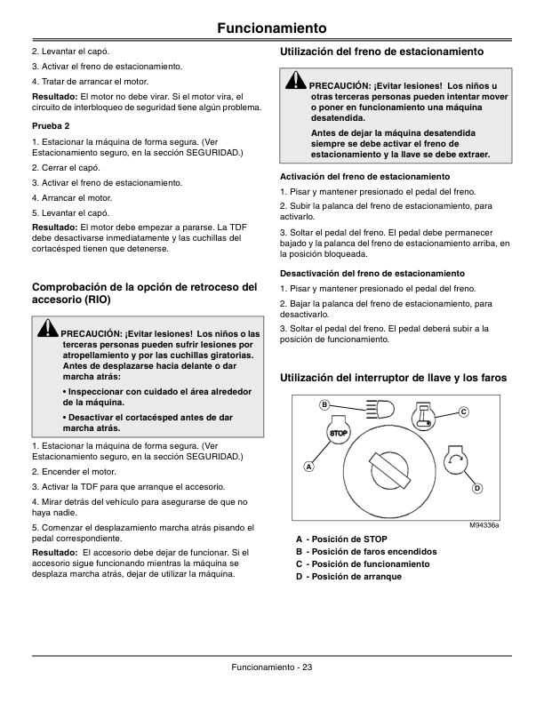 John Deere X305R Select Series Tractor (Export) Operator's Manual (OMM164741) - Image 3