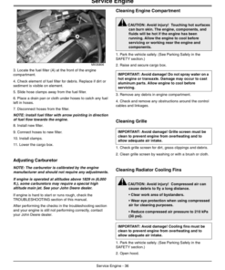 Alternative view of John Deere HPX 4x4 Gator Utility Vehicle Gas North America (100001-110000) Operator's Manual (OMM165107)