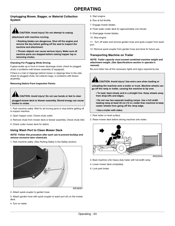 John Deere EZtrak Z235, Z255 (NA) Operator's Manual (OMM166320) - Image 2