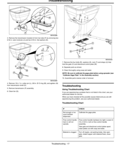 Alternative view of John Deere Broadcast Spreader LPBS36JD - X700 Ultimate Series; X300 Select Series & X500 Multi-Terrain Operator's Manual (OMM166618)