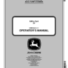 John Deere 7P Utility Cart X700 Select Series (ENG/GERM/ITAL) Operator's Manual (OMM166619)