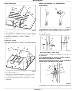 Alternative view of John Deere Utility Cart 10P (EU) Operator's Manual (OMM166620)