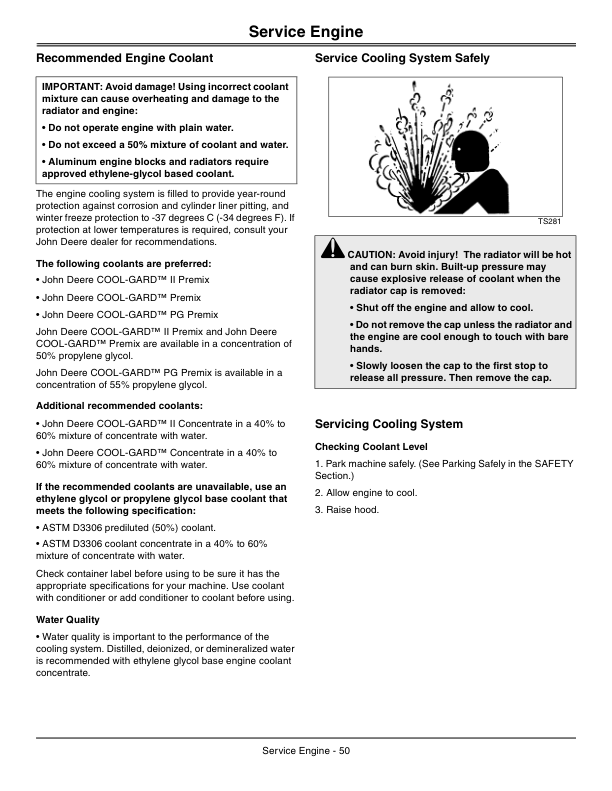 John Deere X710, X730, X734, X738, X739 Heavy Duty Garden Tractor North America (010001-020000) Operator's Manual (OMM166905) - Image 2