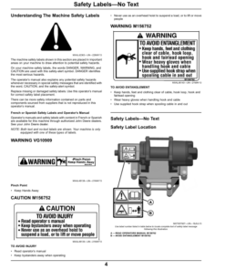 Alternative view of John Deere Winch 3,000 lb. Operator's Manual (OMM167641)
