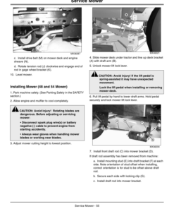 Alternative view of John Deere X300, X304, X320, X324, X340 & X360 Select Series Tractors Americas Edition (250001-280000) Operator's Manual (OMM167789)