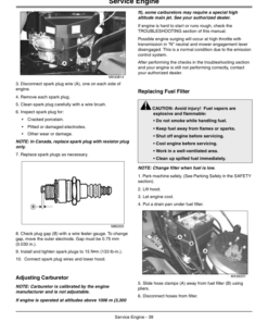 Alternative view of John Deere X300R Select Series Tractors Operator's Manual (OMM167790)