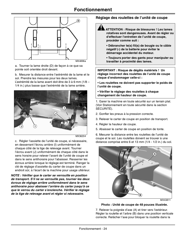 John Deere Select Series X500 Multi-Terrain Series Tractors (EX) Operator's Manual (OMM167794) - Image 2