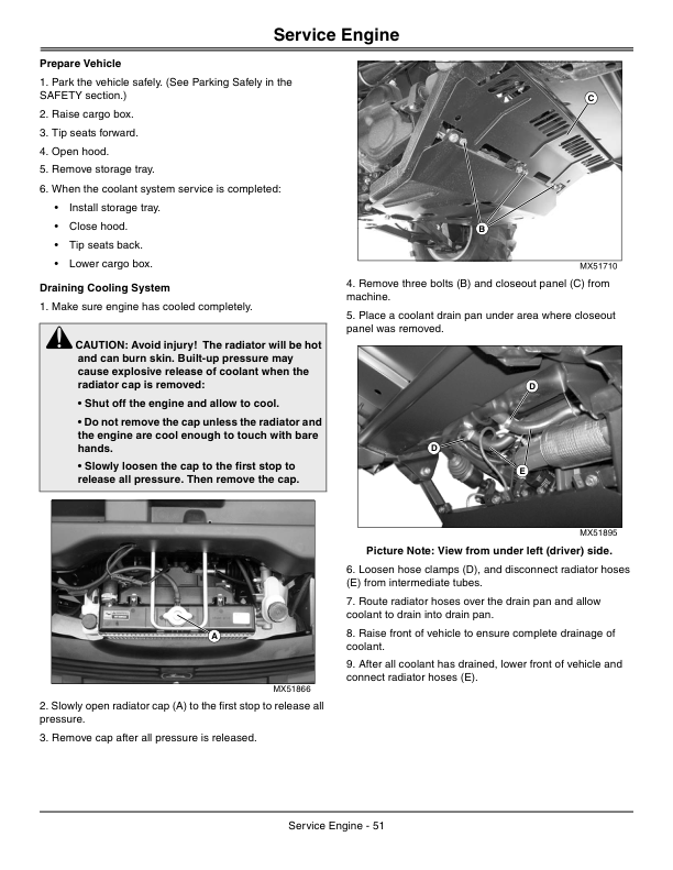 John Deere XUV 825i Gator Utility Vehicle North America (060001-080000) Operator's Manual (OMM168319) - Image 3