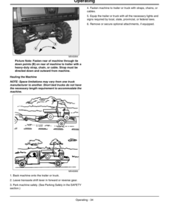 Alternative view of John Deere 855D XUV Gator North America (060001-080000) Operator's Manual (OMM168320)