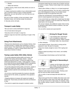 Alternative view of John Deere 855D XUV S4 Gator North America (060001-080000) Operator's Manual (OMM168322)