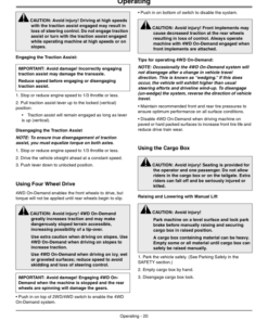 Alternative view of John Deere HPX 4x4 Gator Utility Vehicle Gas North America (110001-120000) Operator's Manual (OMM168323)